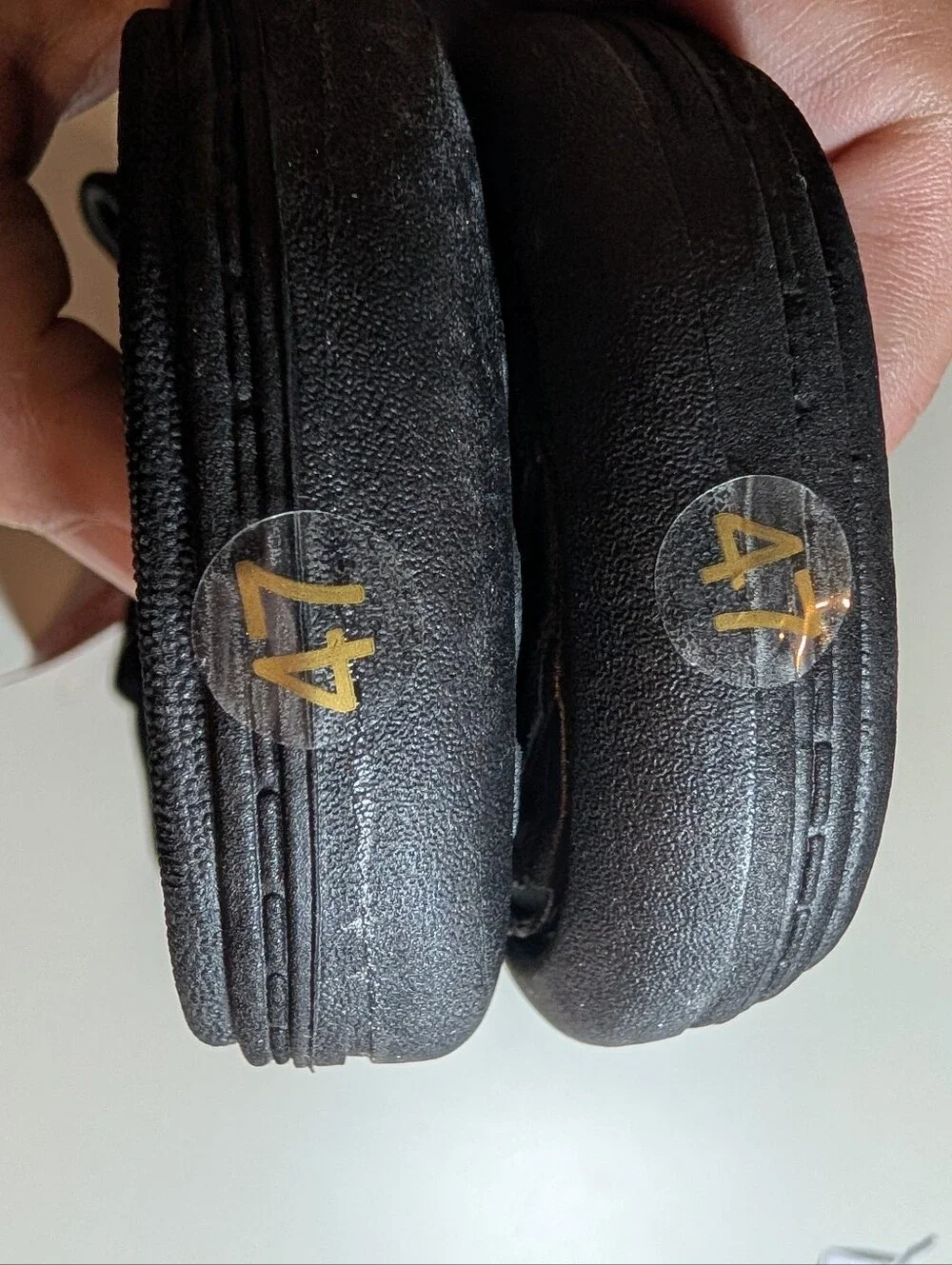 Kuali Men’s Size 47/13 Black Flip Flop Sandals - Casual Comfort NWT